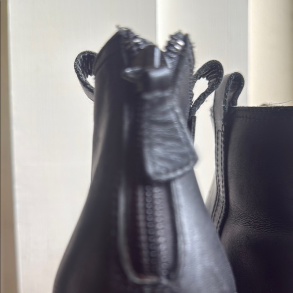 CHANEL Black Wedge Peep-Toe Shoes. Size 8 - Picture 8 of 13